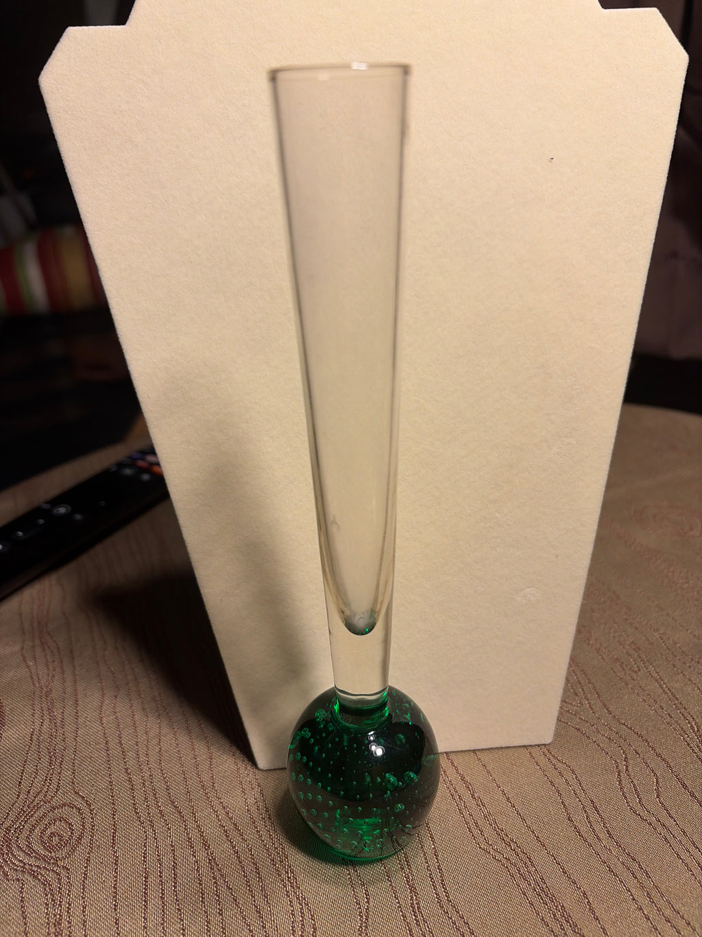 Murano Bubble Bud Vase - Green