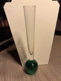 Murano Bubble Bud Vase - Green