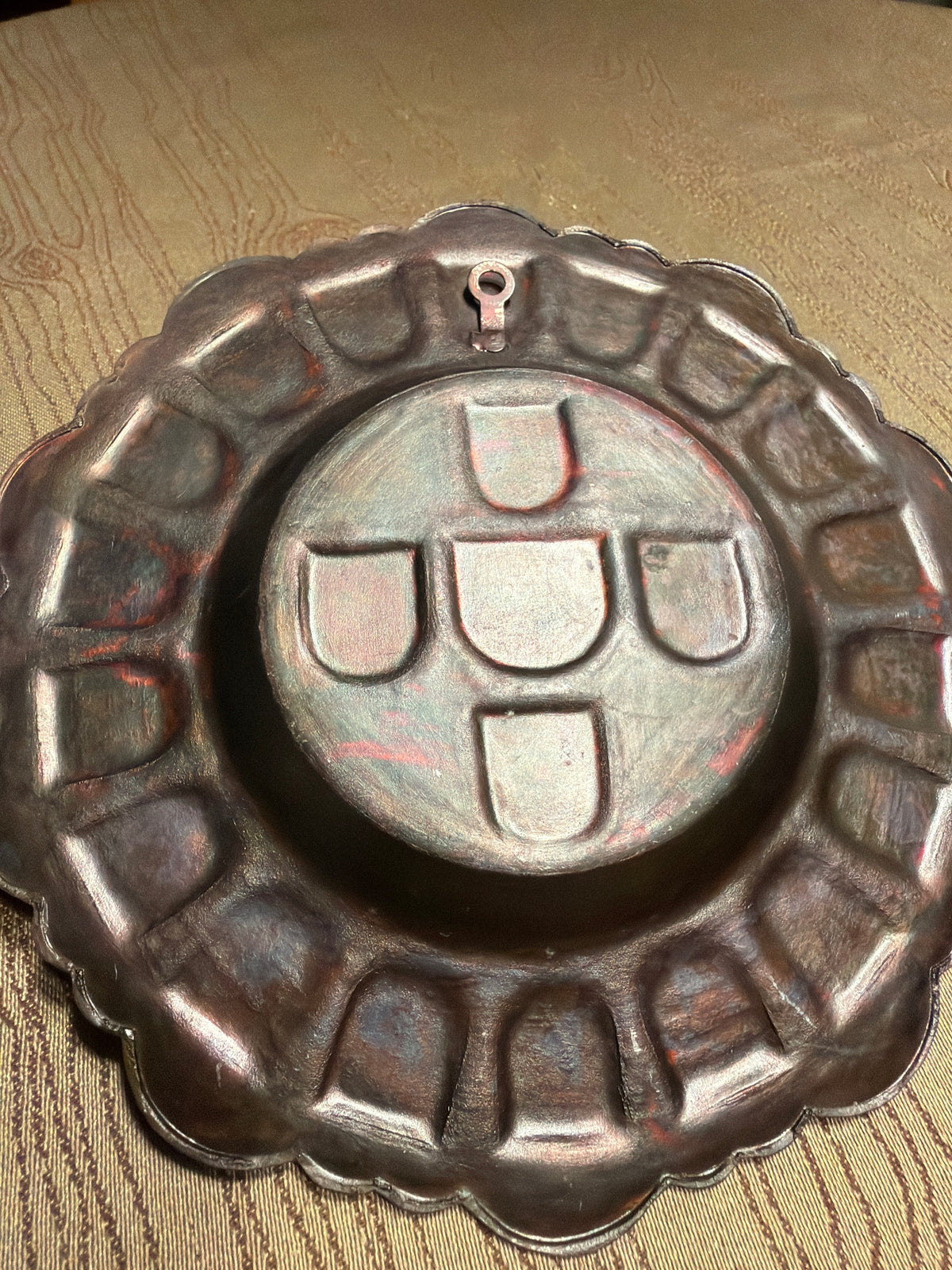 Swiss souvenir hanging plate