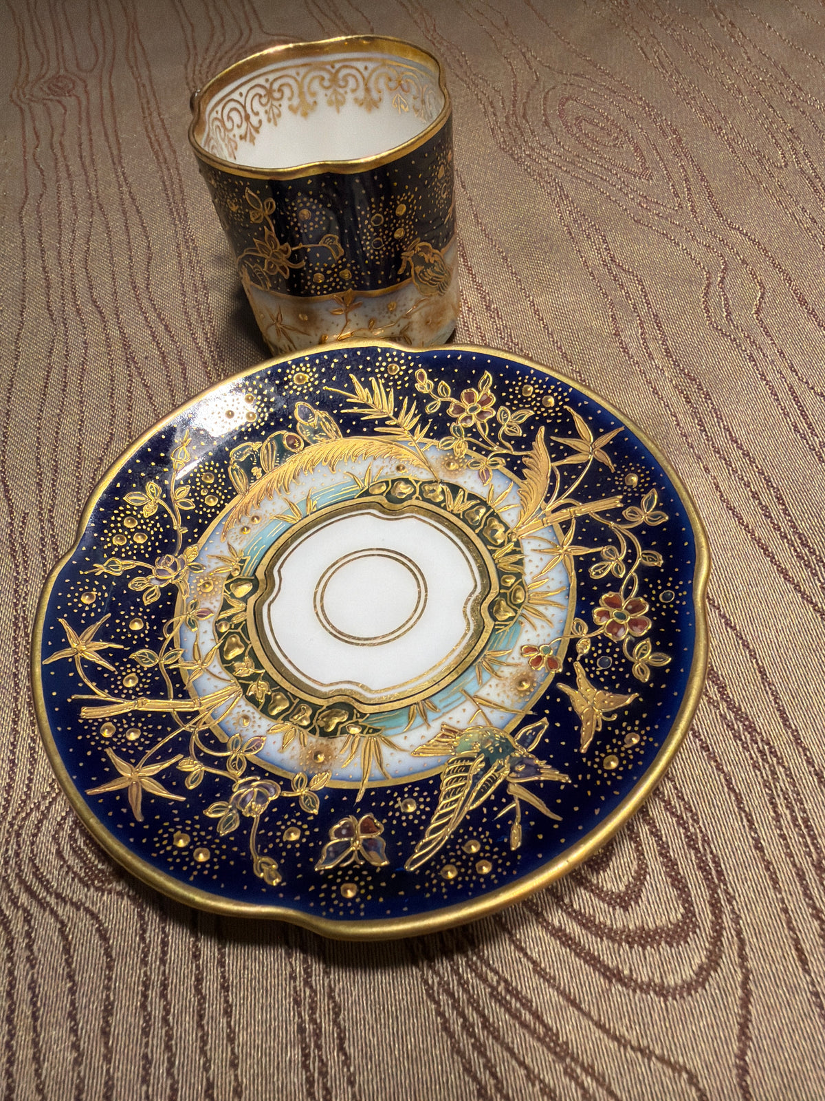 Haviland Limoges porcelain tea cup and saucer set