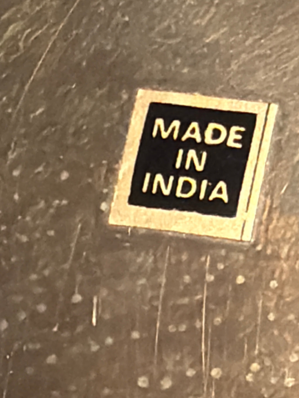 Enameled Brass Plate