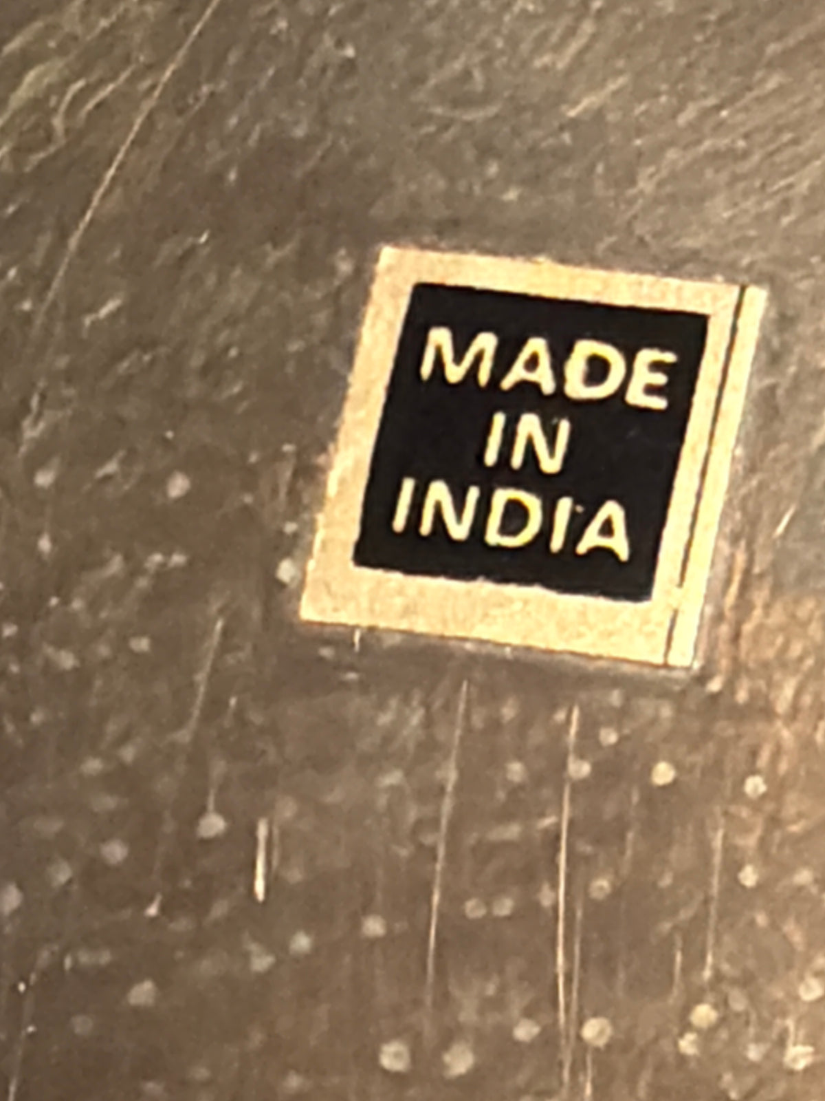 Enameled Brass Plate