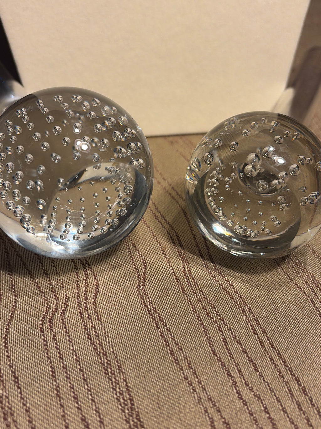 Vintage Bubble Bud Vase Set