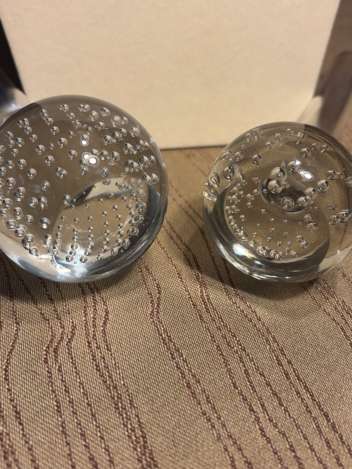 Vintage Bubble Bud Vase Set