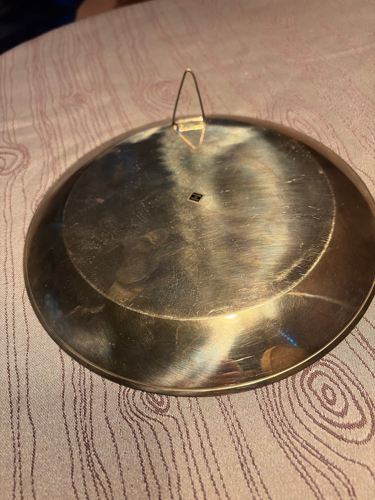 Enameled Brass Plate