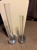 Vintage Bubble Bud Vase Set